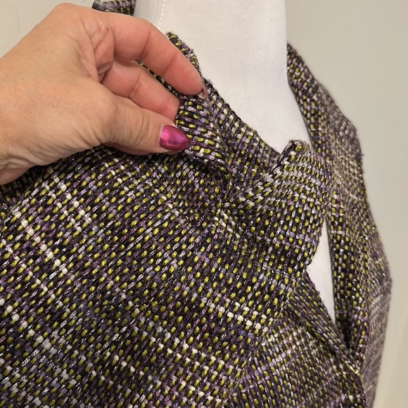 Chicos’s Shining Purple Persis Jacket Wild Grape - Picture 6 of 10